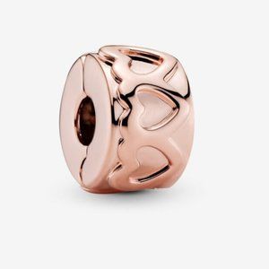 Pandora band of hearts clip charm